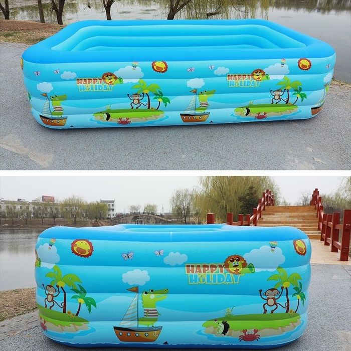 Бассейн надувной 180х150х55см