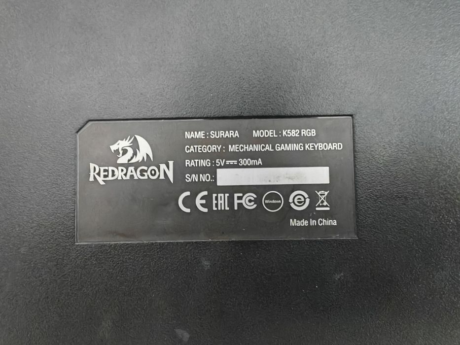 Tastatura Mecanica Redragon K582 iluminata RGB Surara red switch Red Dragon reddragon