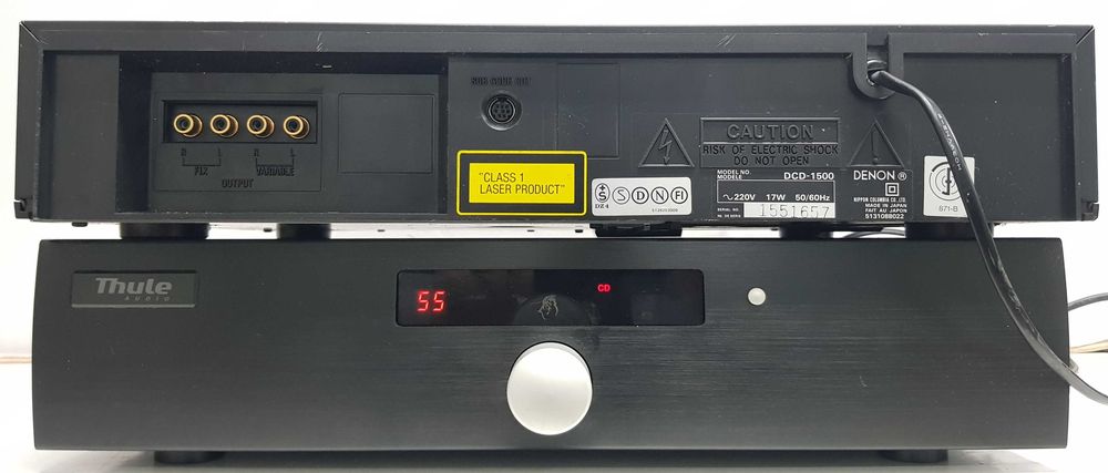 Denon DCD-1500 CD Player Audiofil DAC Burr Brown PCM54