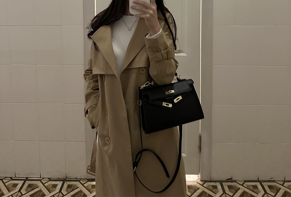 Женский тренч