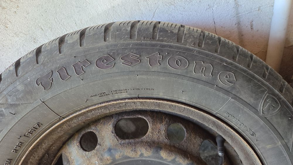 Vand set jante tabla 16  cu cauciucuri iarna firestone
