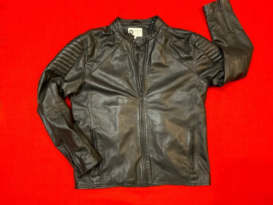 Jack&Jones-оригинално кожено яке 50-52л