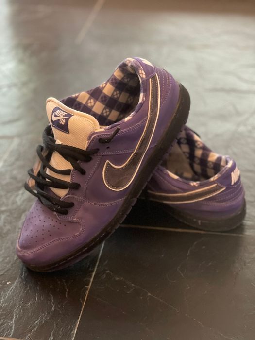 Adidasi Nike SB Dunk purple lobster