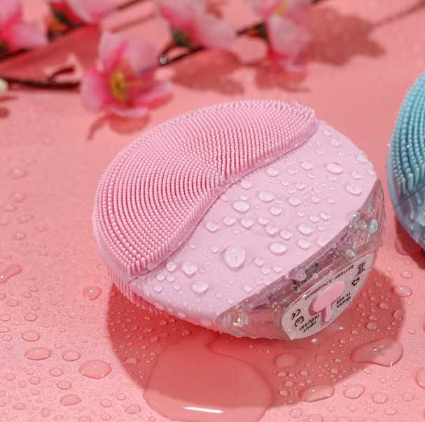 Ултразвукова силиконова четка за почистване на лице, 12 скорости