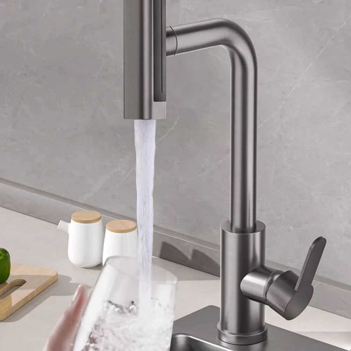 Смесител с 4 режима подходящ за кухня и баня W139