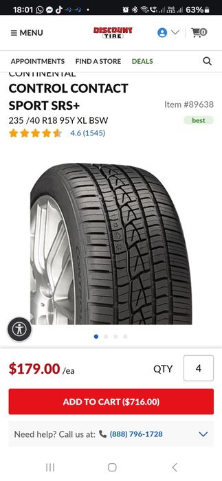 Continental 235 40 18