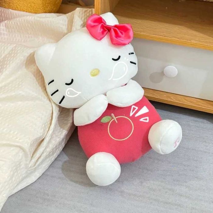 Интерактивна дишаща плюшена играчка Hello Kitty, Светеща и музикална