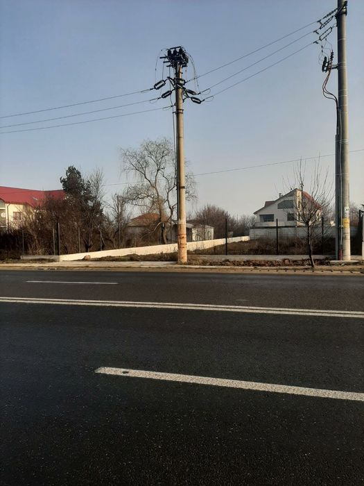 Inchiriere / Vanzare teren 950 mp, stadal, DN6, Calea Bucuresti - Mihailesti, 19 metri deschidere la DN 6, imprejmuit