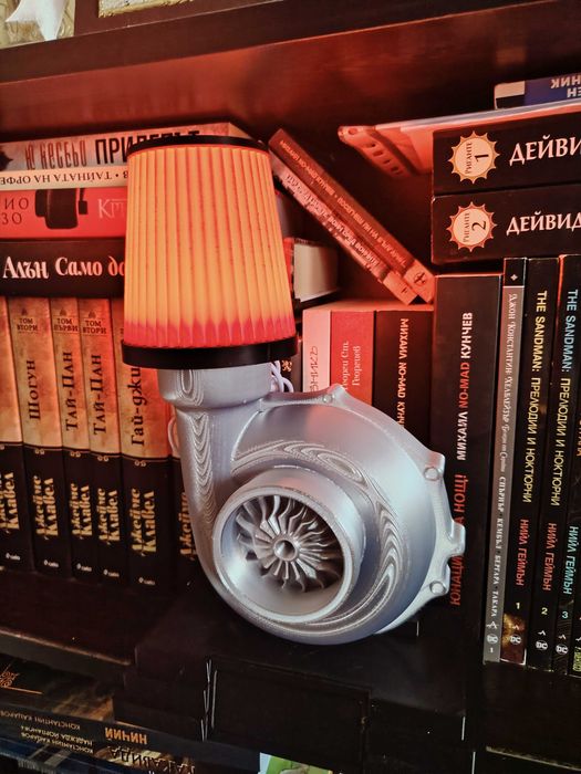 LED Лампа Turbo  – Автомобилен Декор / Подарък за фенове