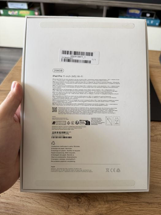 Apple iPad Pro M5 11” Wi-Fi 256GB Space Black