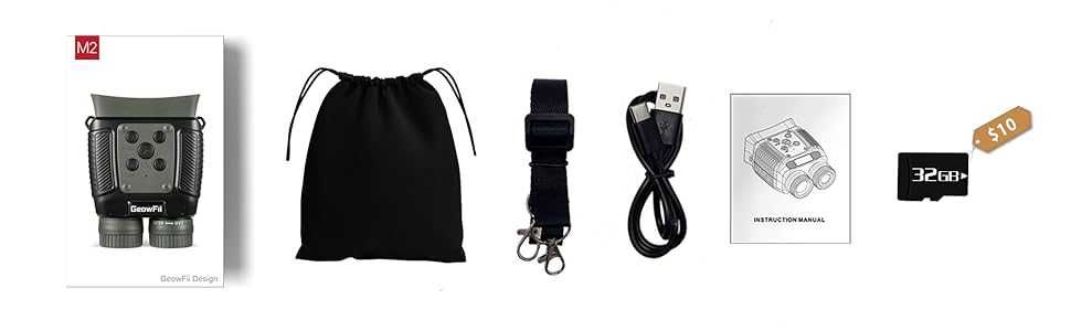 GeowFiiTech M2 Бинокъл за нощно виждане 4K