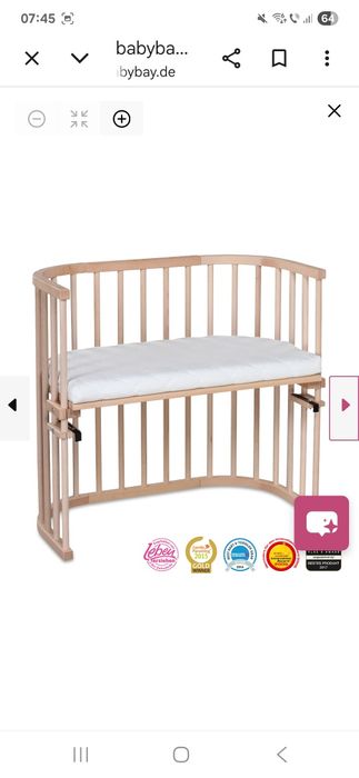 Vând cosleeper Babybay