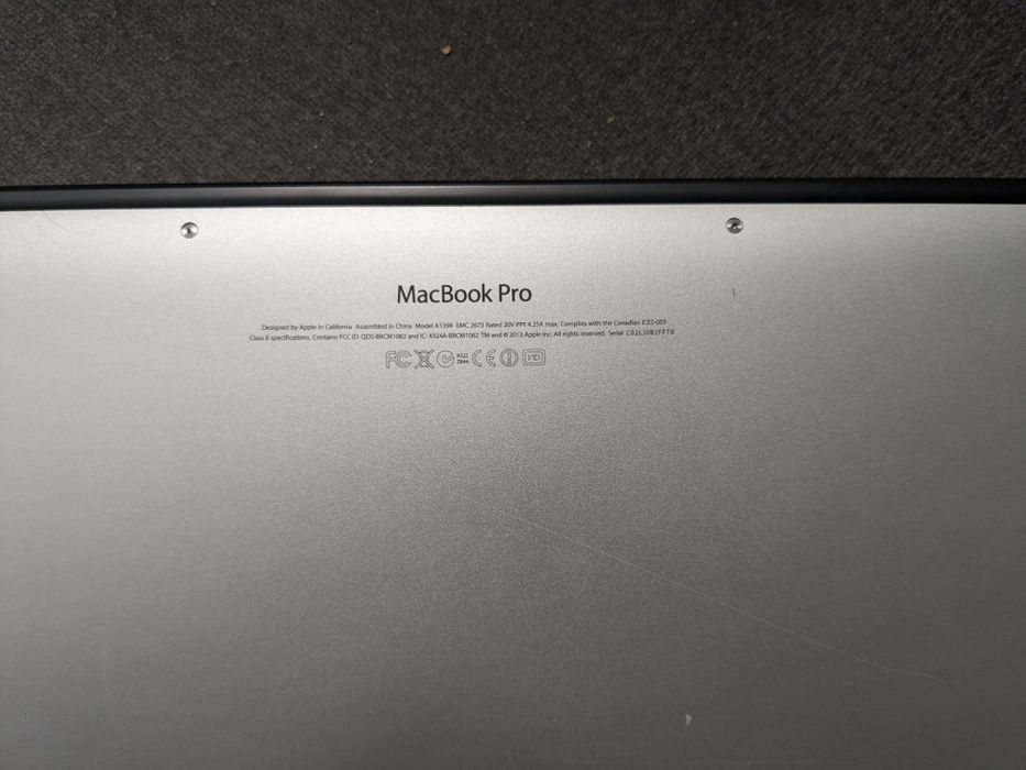 MacBook Pro Retina 15 inch