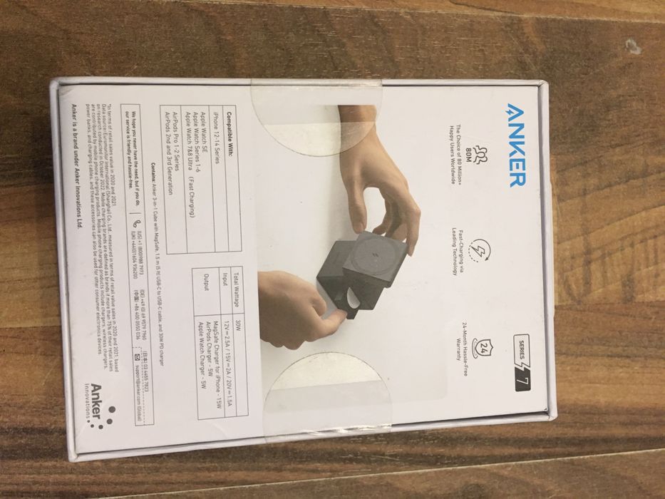 Anker 3-in-1 Cube MagSafe -nou,sigilat