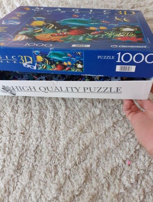 Puzzle 3d 1000 piese clementoni ca nou complet impecabil Ravensburger