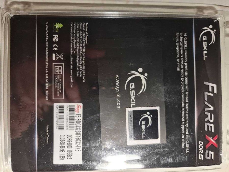 DDR5-6000-CL32 32gb  G.SKILL Flare X5 low profile AMD EXPO