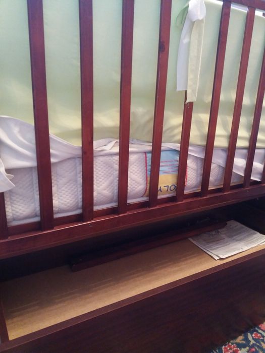 Детский манеж с ортопедическим матрасом