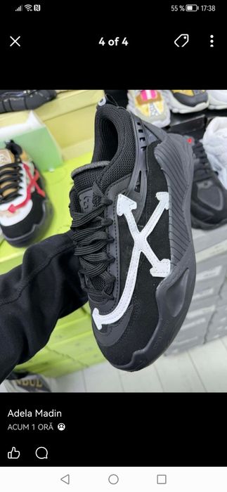 Adidasi OFF White Odsy 1000 | Negrii  Model Nou