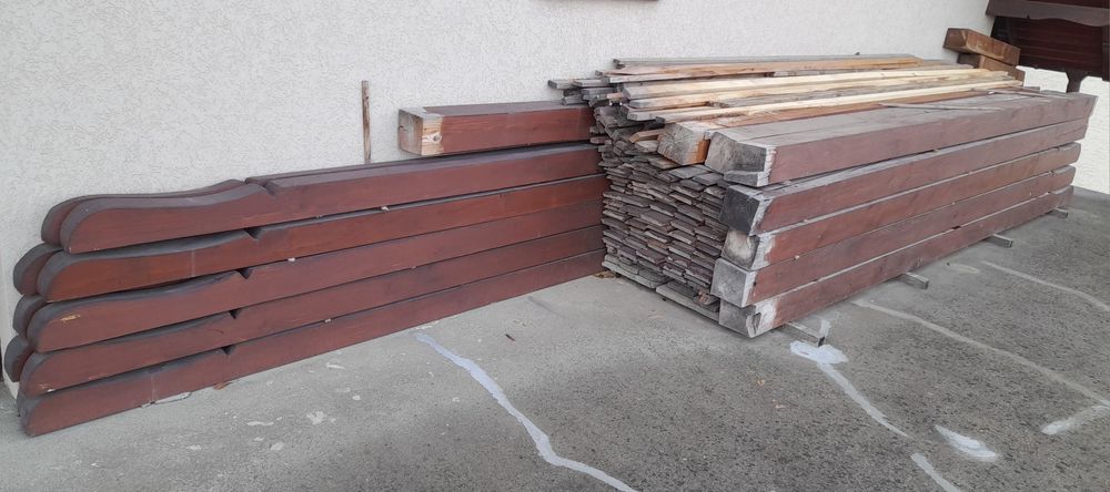 Lemn prelucrat, finisat constructii