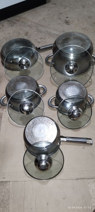 Набор Кастрюль Б/У