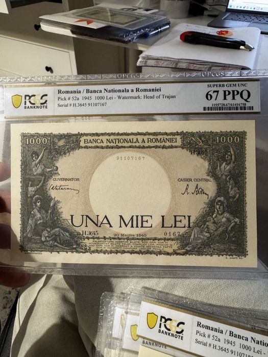 Lot bancnote romanesti gradate