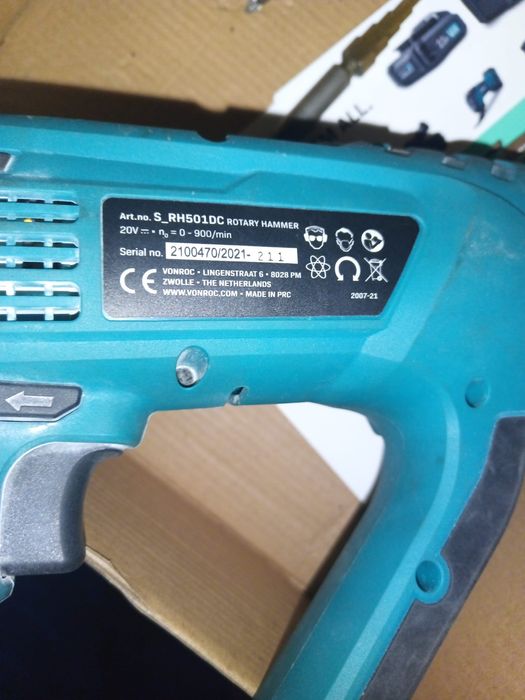 Bormasina vonroc pe acumulator, sds plus