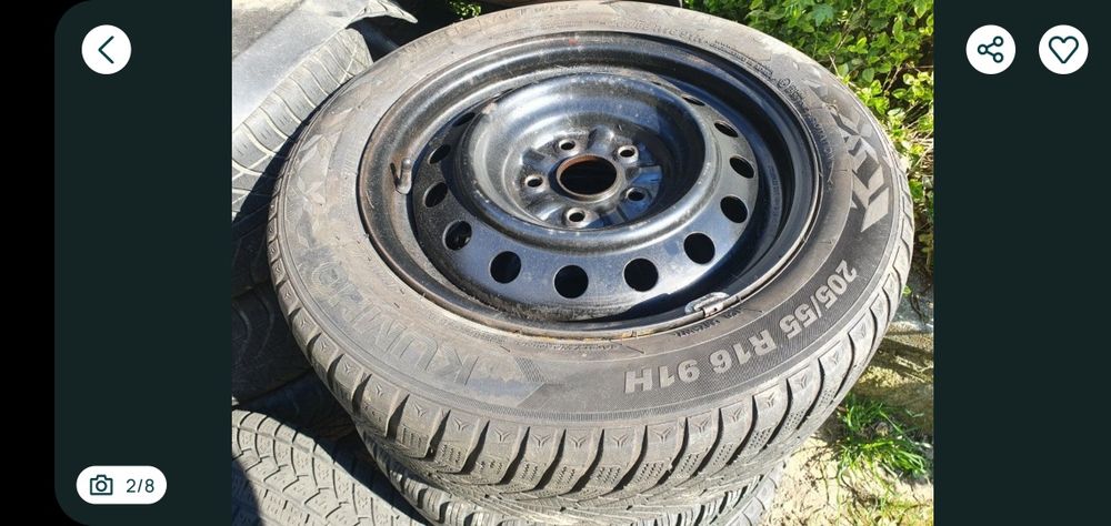 Anvelope auto moto, rezerve normale si slim, cu jante tabla sau aliaj