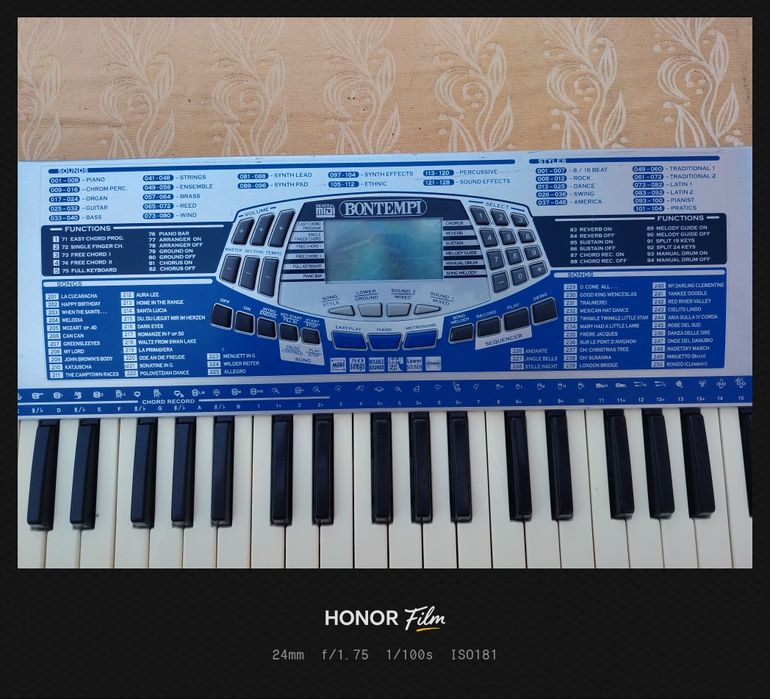 Синтезатор bontempi pm695