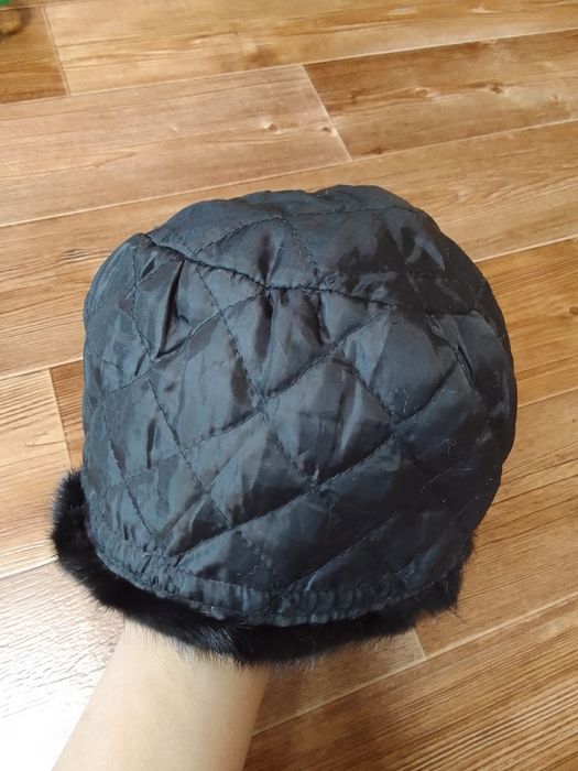 Норковая шапочка женская