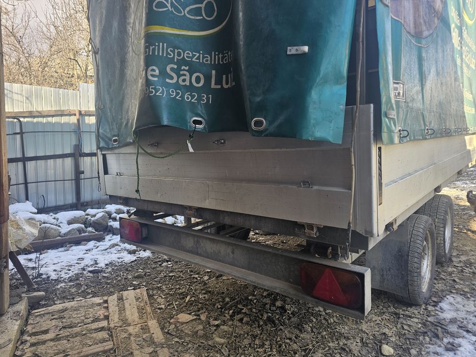 Remorca 2 axe cu prelată