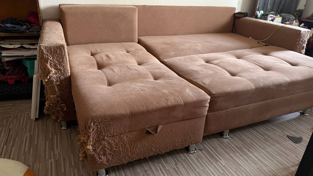 Угловой Складной диван (Бесплатно)