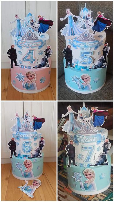 Картонена торта за момиче