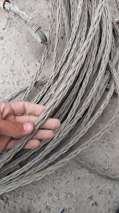 Стальной трос tross 101 метр бор метри 13000дан келишамиз  диометр 10