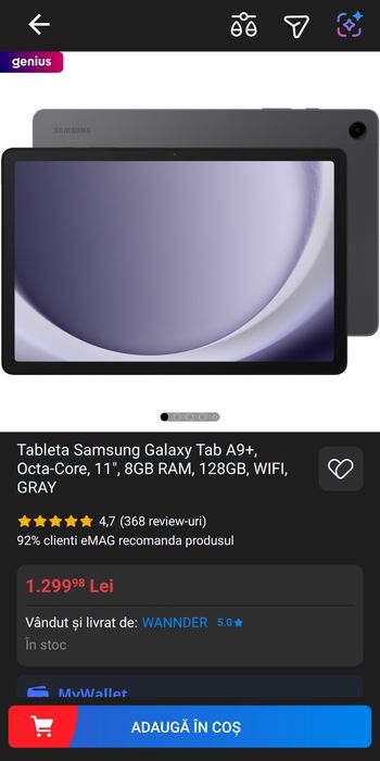 Tableta Samsung Tab A9 Plus