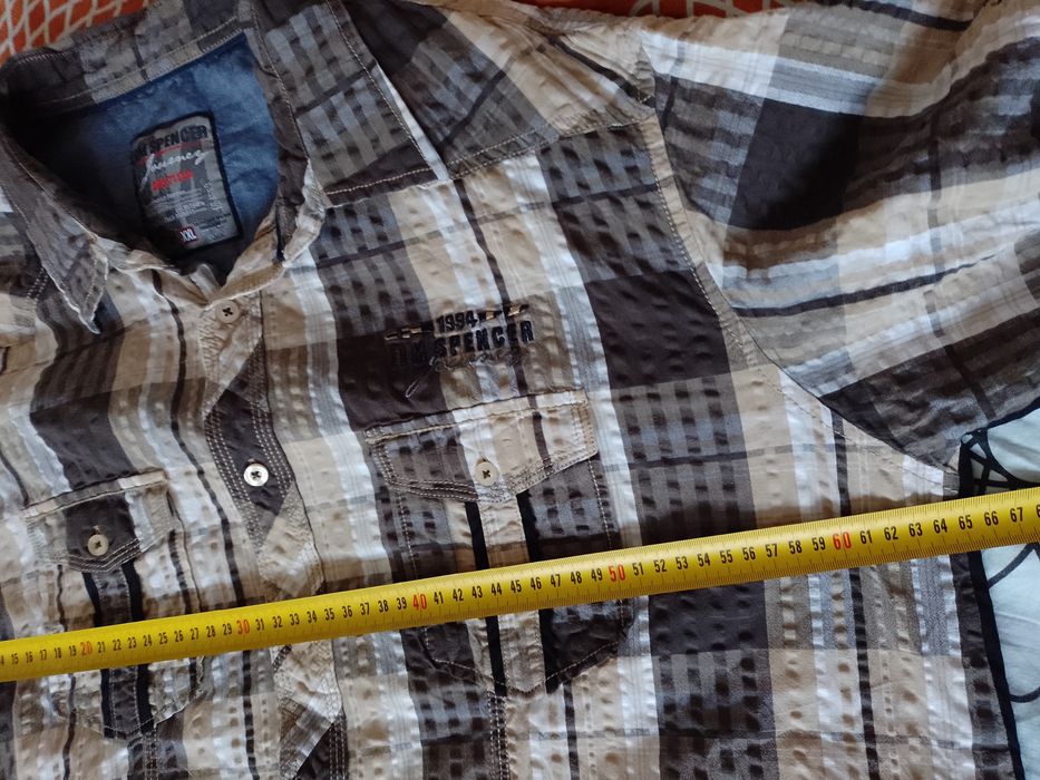 Cămașă 100% bumbac Jim Spencer 45/46 XXL