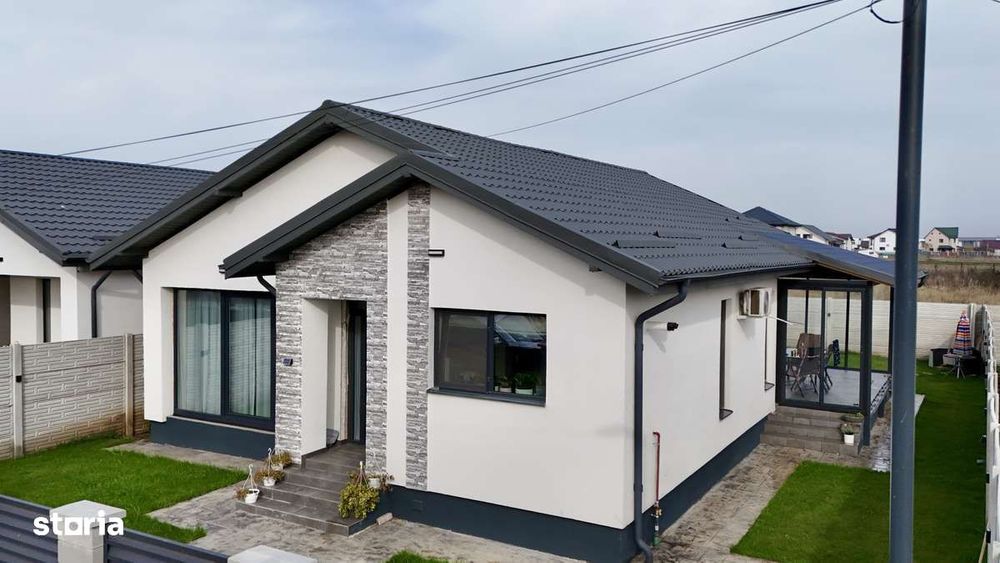 Casă de vânzare  pe parter modernă | Berceni Ilfov - 4 camere | 400 mp