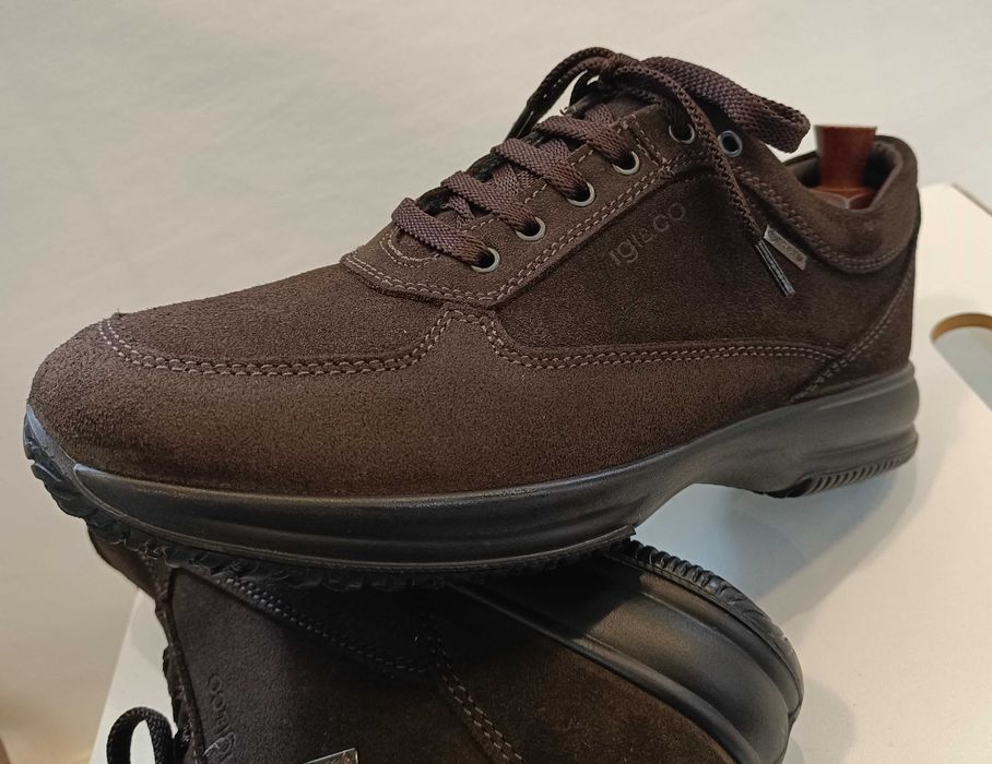 Pantofi sport casual 41 premium Igi&Co Italy NOI piele naturala moale