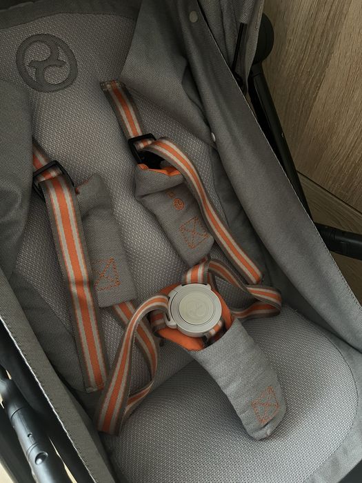 Количка Cybex Eezy S+ 2 Lava Grey + Подарък раница Chipolino