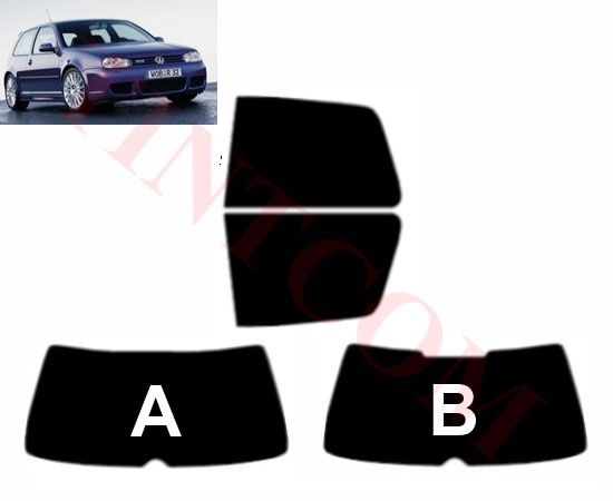 VW Golf IV (3 врати, хечбек, 1998-2003) Фолио за затъмняване на стъкла