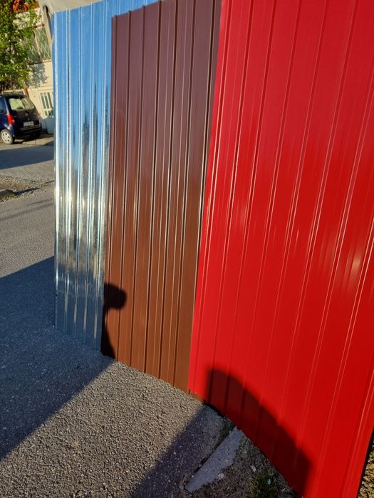 Tablă cutată zincată