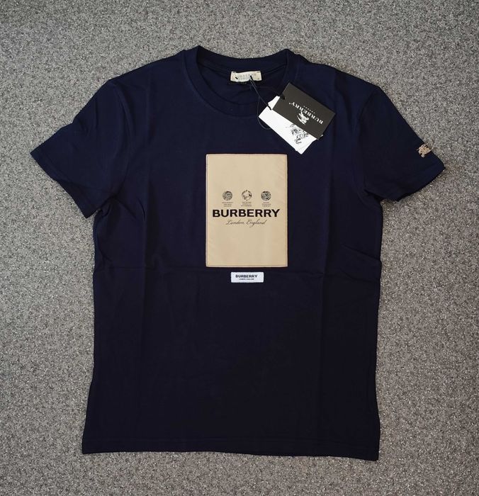 Мъжка памучна тениска фланелка блуза Burberry 2025