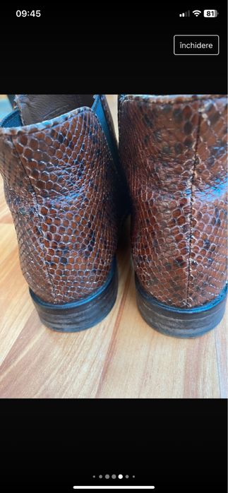 Massimo Dutti botine piele full