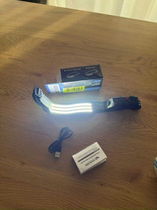 Lanterna Frontala LED de Cap Smiling Shark – Reincarcabila – 230° Noua