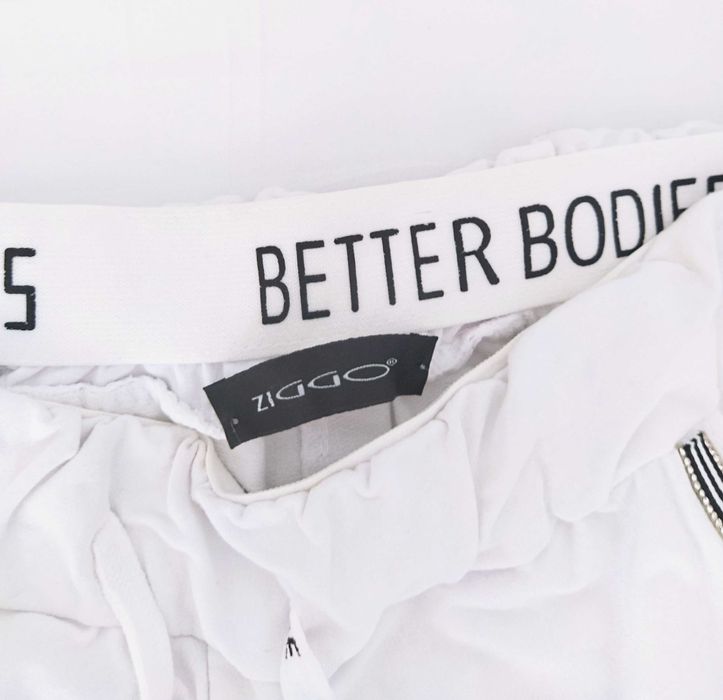 Pantaloni albi eleganti, casual, Ziggo