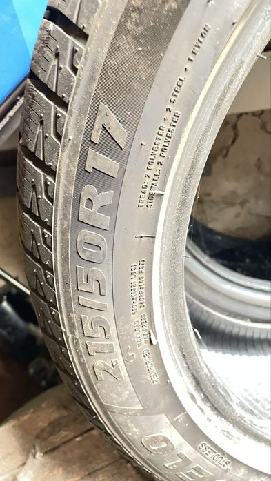 Зима 215/50/17 лепучка