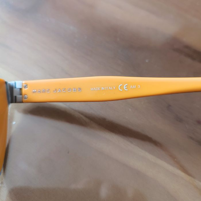 Страхотни дамски слънчеви очила на Marc Jacobs, цвят кафяв с оранжев к