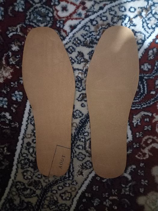 Стельки кожаные бычи кожа 100 процентов.