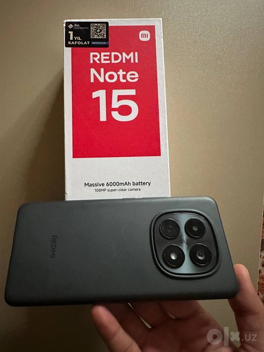 Redmi note 15 abmenga kuchli telga (pro pluslar kerak)