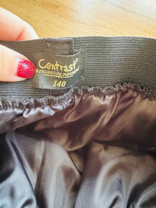 CONTRAST - Тюлена пола с ластик + блуза с мече