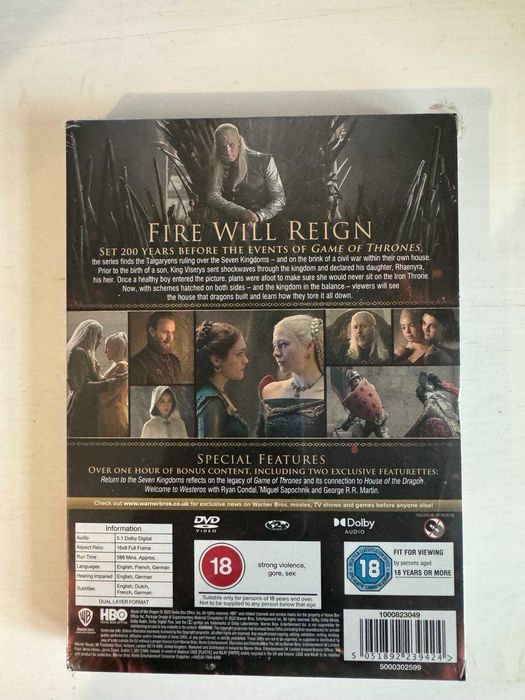 House of the dragon Домът на дракона първи сезон 1